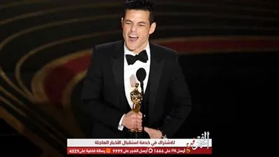 عاجل.. أول تعليق للنجم المصري العالمي رامي مالك بعد فوزه بالأوسكار - Oscars   
