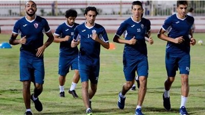 الزمالك يكثف تدريباته استعدادًل لمواجهة بترو أتلتيكو