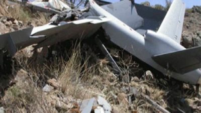 قبائل حجور تسقط ثاني طائرة بدون طيار للحوثي