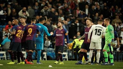 التشكيل المتوقع لمباراة الكلاسيكو بين برشلونة وريال مدريد