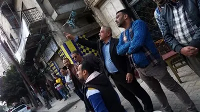 إنهيار جزئي في عقار بالإسكندرية (صور)