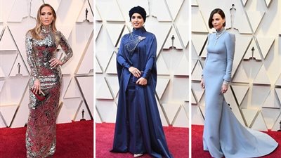 على طريقة نجمات الأوسكار 2019.. مجموعة فساتين سواريه 2019 للمحجبات (صور)