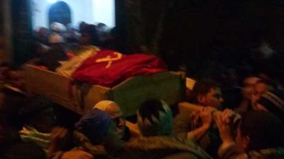 المنيا تشيع جثمان شهيد الواجب بمسقط رأسه ببني روح في جنازة عسكرية