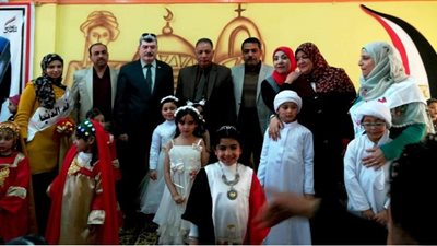 وكيل تعليم دمياط يفتتح معرض تدوير النفايات الطبية (صور)