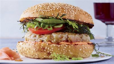 طريقة تحضير برجر التونة بالصويا