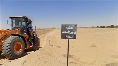 استرداد 1070 فدانا من أراضي أملاك الدولة بصحراء دير مواس