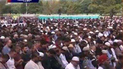 إمام مسجد النور يدعو لـ