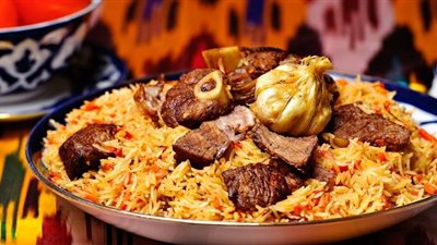 طريقة عمل الأرز البخاري باللحم