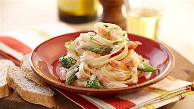 طريقة تحضير باستا الكابوريا بالخضروات