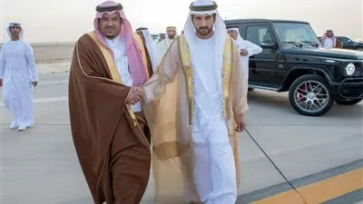 ولي عهد دبي يغادر الرياض