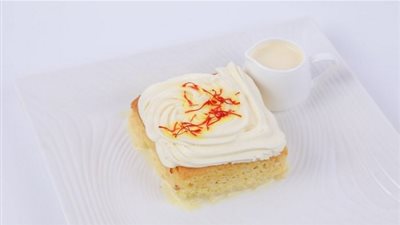 طريقة تحضير كيكة الزعفران بالحليب