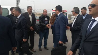 الوفد الأمني المصري يصل إلى منطقة التظاهرات عند السياج الحدودي بين قطاع غزة وإسرائيل