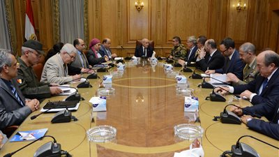 وزير الإنتاج الحربي يلتقي وفدا إيطاليا لبحث تصنيع 