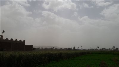 الغيوم والسحب تغطيان سماء سوهاج.. وإارتفاع في درجات الحرارة 