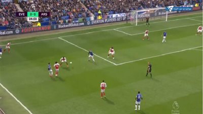 أهداف مباراة - إيفرتون 1 × 0 آرسنال | الدوري الإنجليزي