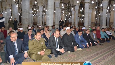 محافظ الغربية يشهد احتفالية ليلة النصف من شعبان بمسجد السيد البدوي