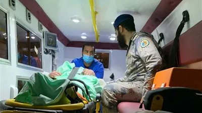 حرس الحدود يخلي راكبة فرنسية كسرت ساقها على سفينة سياحية إيطالية