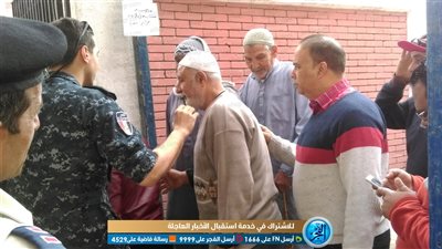 توافد المواطنين للإدلاء بأصواتهم على للتعديلات الدستورية بالبحيرة (صور)