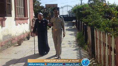 أفراد أمن لمساعدة المسنين وذوى الاحتياجات في لجان الاقتراع  بأسيوط