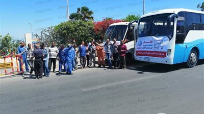 رئيس شركة المياه يحث العاملين على ضرورة المشاركة في الاستفتاء (صور) ‎