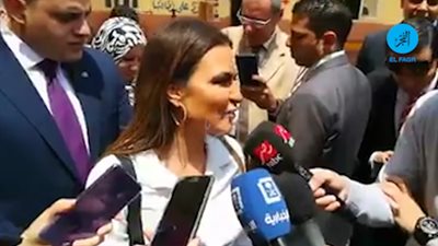 سحر نصر أمام لجنة الاستفتاء: رسالة كل أم مصرية تربية أبنائها على حب الوطن (فيديو)