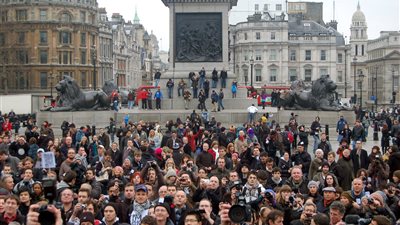 اعتقال 700 شخص إثر مظاهرات في لندن لليوم السادس على التوالي