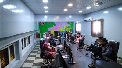 رئيس نبروة بالدقهلية يتابع اللجان الانتخابية بالفيديو كونفرنس