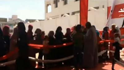 إقبال كثيف من أهالي مدينة بدر للمشاركة في الاستفتاء على التعديلات الدستورية (فيديو)