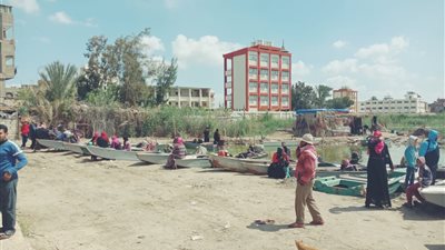 رغم بُعد اللجان ٤٠ كيلو.. أهالي جزيرة بدمياط يشاركون في الاستفتاء