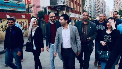 جولة لحزب الحرية المصرى على لجان الاستفتاء بمحافظة الجيزة 