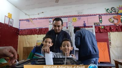 استمرار إقبال المواطنين في آخر ساعات استفتاء الدستور بالمعادي
