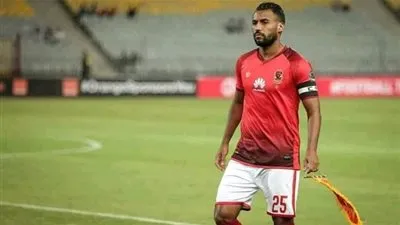 جلسة تأهيل لحسام عاشور في الأهلي