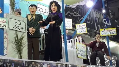 مسرح ضخم لدمي الألمبي احتفالا بليلة شم النسيم ببورسعيد (صور)