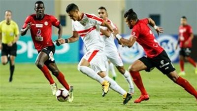 بعشرة لاعبين الزمالك ينتصر على الداخليه