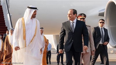الرئيس السيسي يستقبل ولي عهد أبوظبي في القاهرة