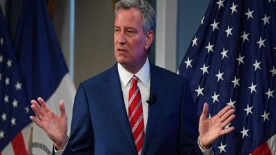 عمدة نيويورك يعلن ترشحه للانتخابات الرئاسية في 2020