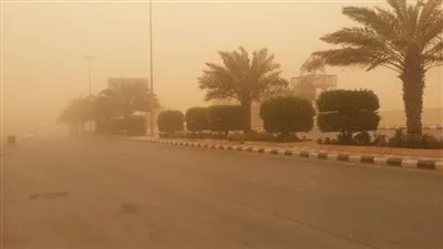 عاصفة ترابية تتجه نحو العاصمة الرياض