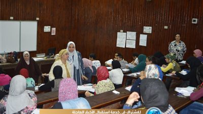 عميد تمريض عين شمس تتفقد لجان الامتحانات