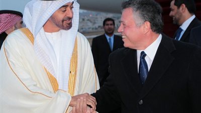 ملك الأردن وولي عهد أبوظبي يؤكدان.. أمن البلدين كان وسيبقى واحدا