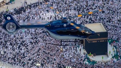 طيران الأمن السعودي يعلن عن جاهزيته لمتابعة الحالة الأمنية بمكة 