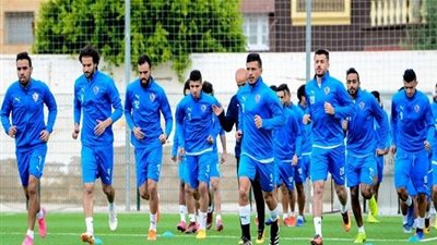 جروس يخصص فقرة لركلات الجزاء للاعبي الزمالك قبل نهائي الكونفدرالية