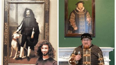 أشخاص رأوا أنفسهم في أزمنة سابقة، ماذا تفعل عندما تذهب الى المتحف وتجد صوره لك مرسومة منذ قرون؟