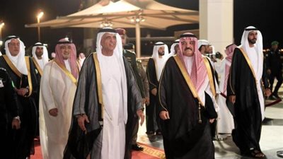 عضو المجلس الأعلى حاكم رأس الخيمة بدولة الإمارات يصل جدة
