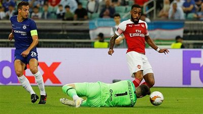 تشيلسي يكتسح أرسنال بدون مشاركة النني في نهائي بطولة الدوري الأوروبي