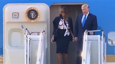 ترامب وميلانيا يصلان لندن في زيارة لثلاثة أيام