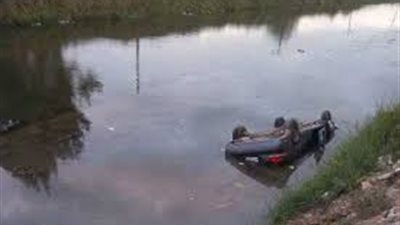 سقوط سيارة ملاكي في ترعة المريوطية دون إصابات