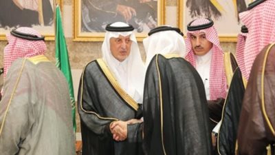 أمير مكة يستقبل المهنئين بعيد الفطر المبارك