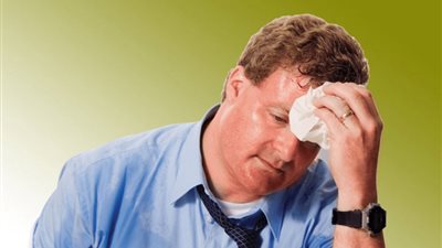 فرط التعرق دليل على وجود مشكلات صحية