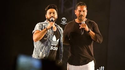 تامر حسني يهنئ أمير كرارة بنجاح فيلمه الجديد 