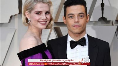 شاهد.. رامي مالك مع حبيبته لوسي بوينتون في شوارع نيويورك